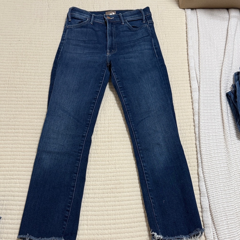 MOTHER Blue Straight Leg Jeans Classic Fit